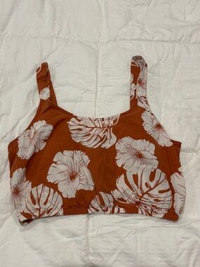 Roxy burnt orange Crop Tank